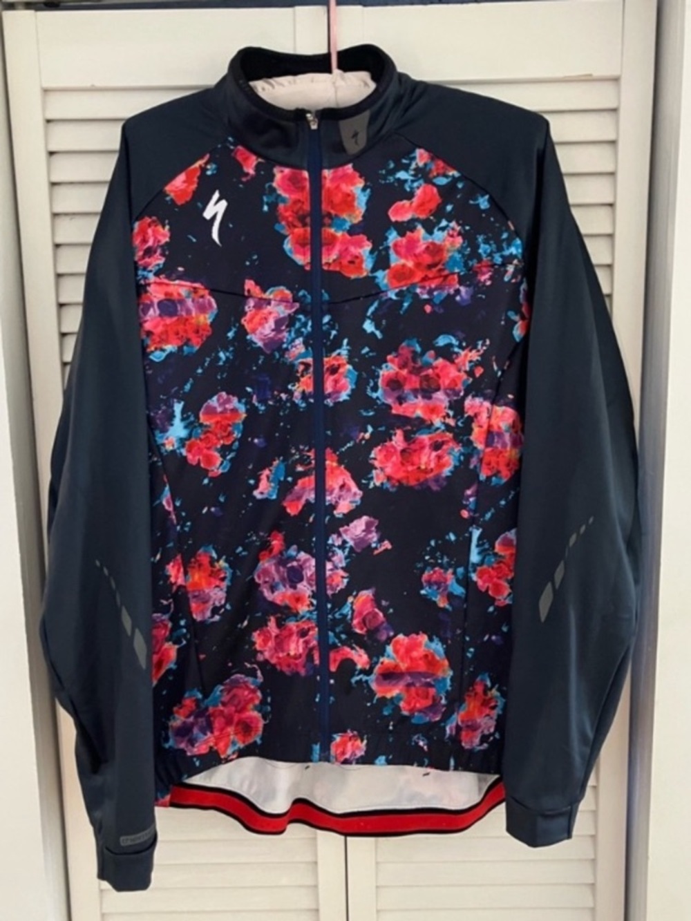 Specialized Therminal Floral Biking Zip Up Jacket XL